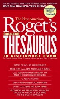New Amer Rogets College Thesaurus