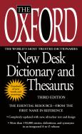 Oxford New Desk Dictionary And Thesaurus