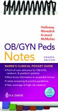 Ob/Gyn Peds Notes: Nurse's Clinical Pocket Gde.