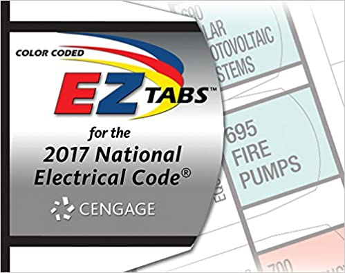 National Electrical Code 2017 Color Coded Ez Tabs (Not Returnable If Opened) (SKU 10653814114)