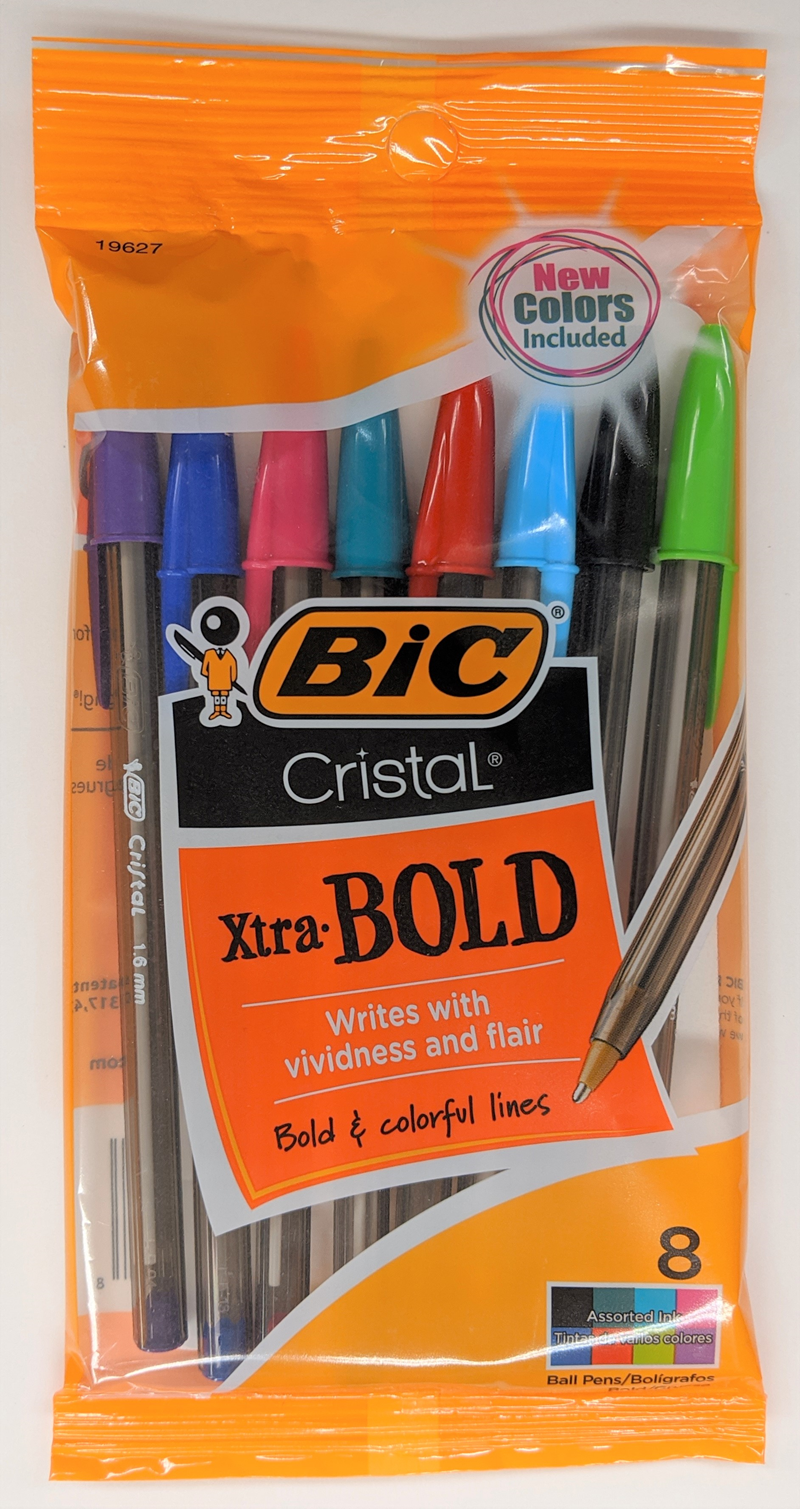 Bic Cristal Assorted Ink Ball Pens (SKU 10592861115)