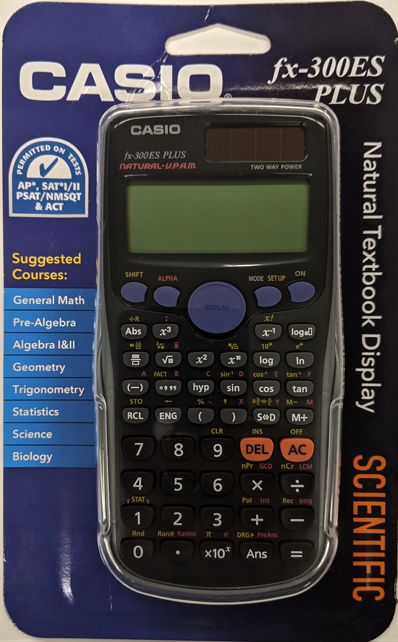 Casio Fx-300Es Plus Scientific Calculator | HFC College Store