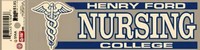 Henry Ford College Nursing Decal