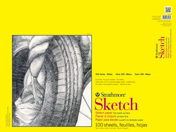 Strathmore Sketch Pad 100 Sheets 18X24  *(For Pick-Up Only) (SKU 10702703122)