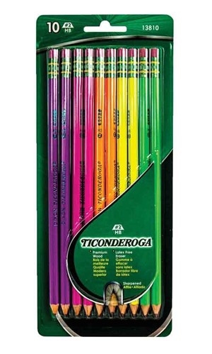 Ticonderoga - Neon Pencils - 10 Ct